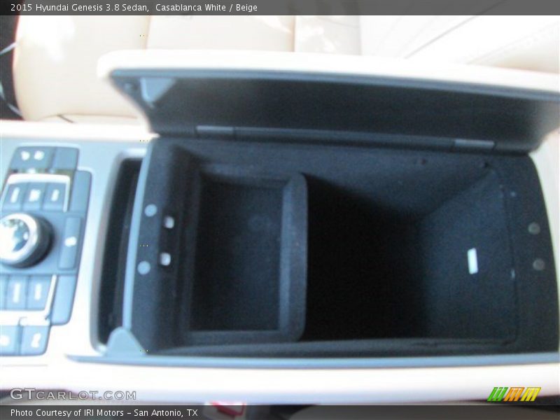 Casablanca White / Beige 2015 Hyundai Genesis 3.8 Sedan