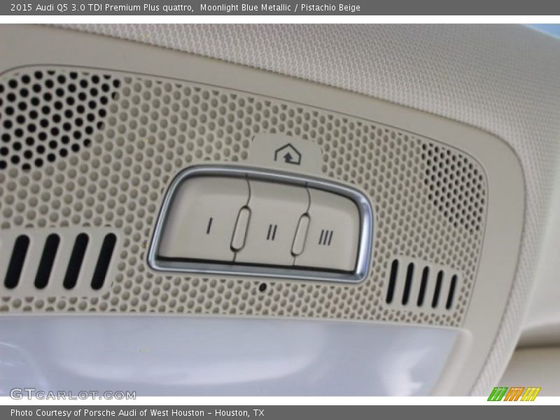 Moonlight Blue Metallic / Pistachio Beige 2015 Audi Q5 3.0 TDI Premium Plus quattro