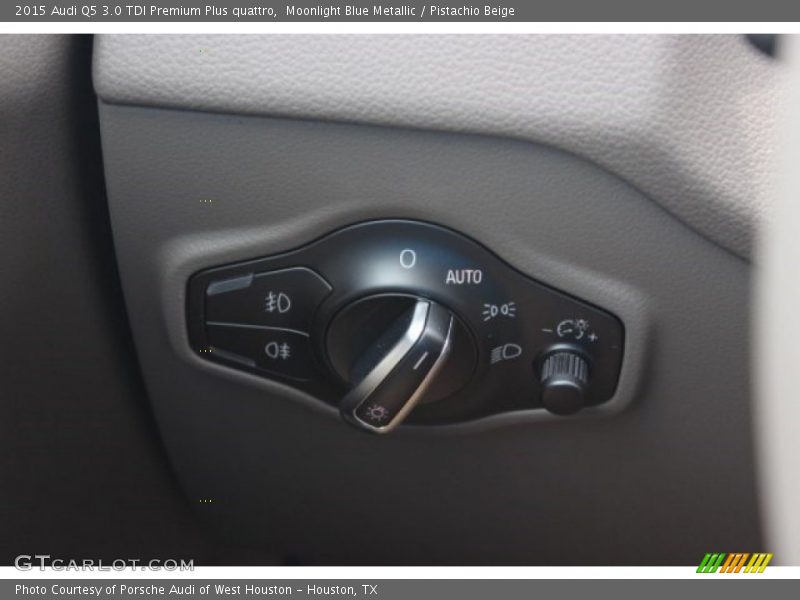 Moonlight Blue Metallic / Pistachio Beige 2015 Audi Q5 3.0 TDI Premium Plus quattro
