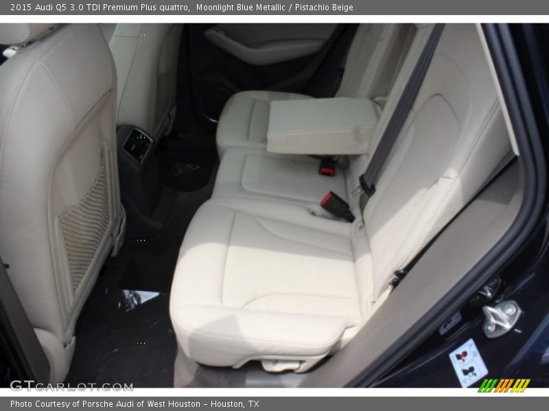 Moonlight Blue Metallic / Pistachio Beige 2015 Audi Q5 3.0 TDI Premium Plus quattro