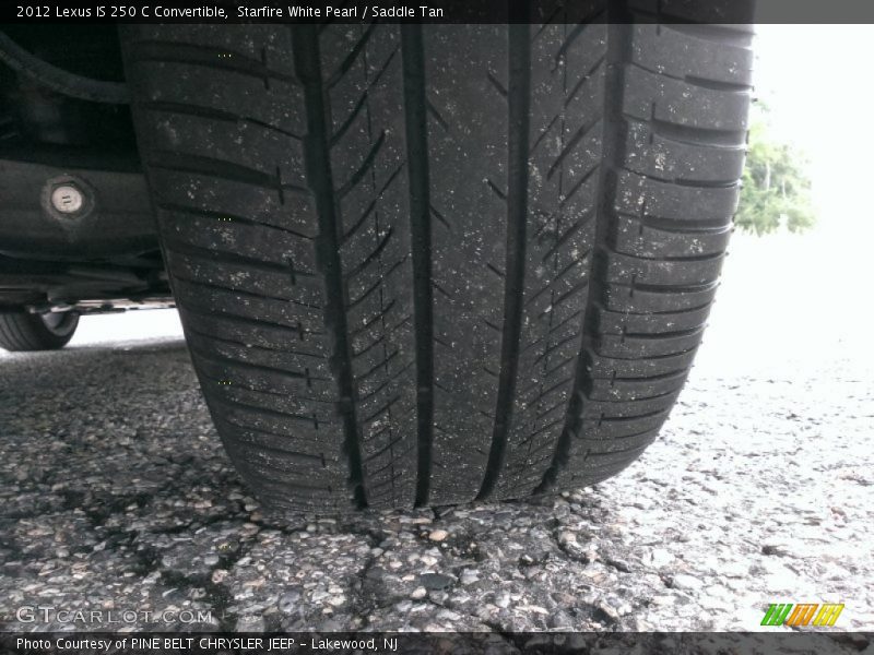 Starfire White Pearl / Saddle Tan 2012 Lexus IS 250 C Convertible