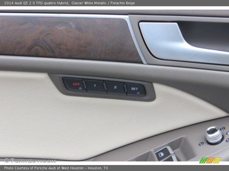 Glacier White Metallic / Pistachio Beige 2014 Audi Q5 2.0 TFSI quattro Hybrid