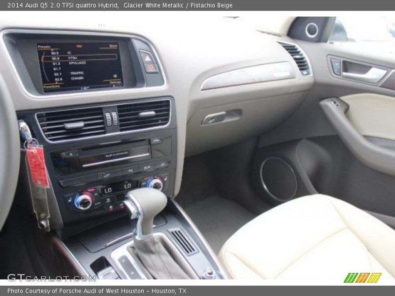 Glacier White Metallic / Pistachio Beige 2014 Audi Q5 2.0 TFSI quattro Hybrid