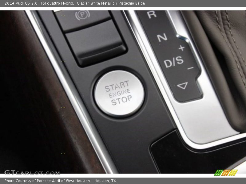 Glacier White Metallic / Pistachio Beige 2014 Audi Q5 2.0 TFSI quattro Hybrid