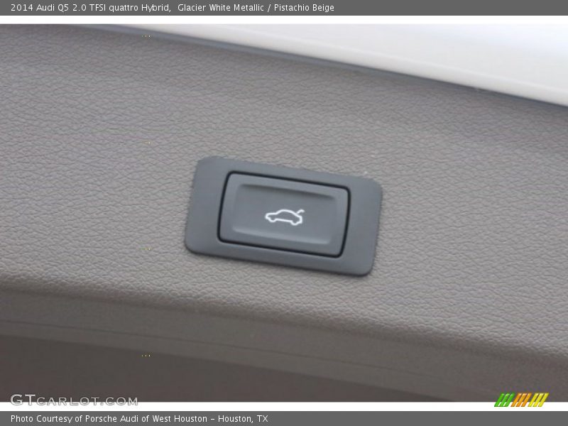 Glacier White Metallic / Pistachio Beige 2014 Audi Q5 2.0 TFSI quattro Hybrid