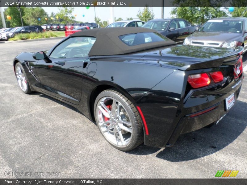 Black / Jet Black 2014 Chevrolet Corvette Stingray Convertible Z51