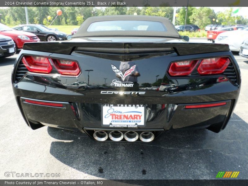 Black / Jet Black 2014 Chevrolet Corvette Stingray Convertible Z51