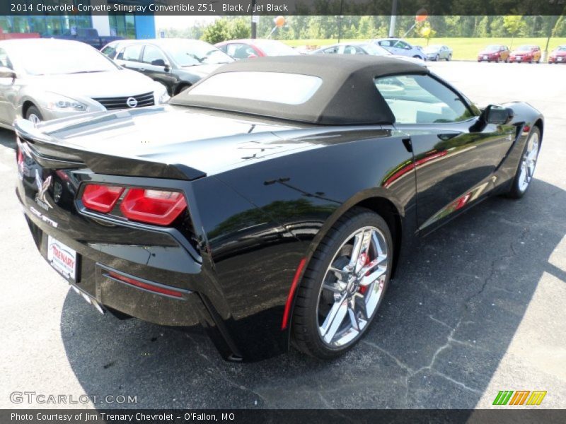Black / Jet Black 2014 Chevrolet Corvette Stingray Convertible Z51