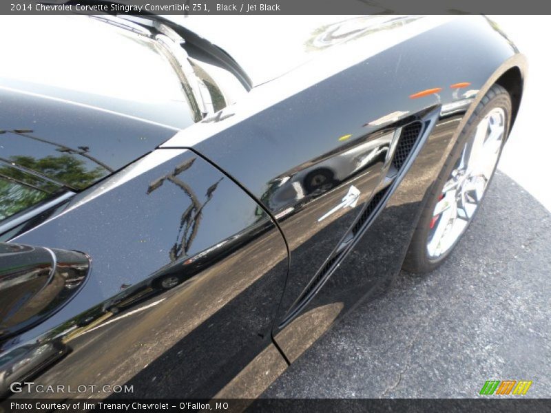 Black / Jet Black 2014 Chevrolet Corvette Stingray Convertible Z51
