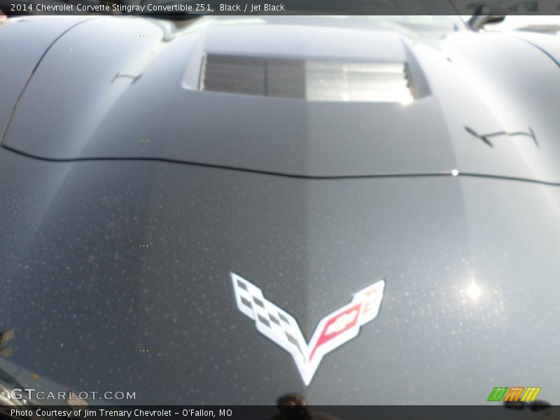 Black / Jet Black 2014 Chevrolet Corvette Stingray Convertible Z51