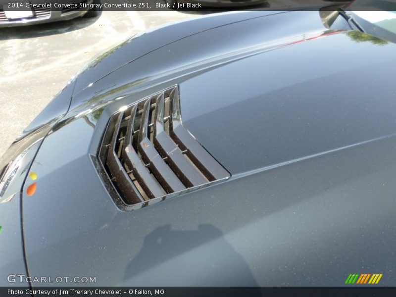 Black / Jet Black 2014 Chevrolet Corvette Stingray Convertible Z51