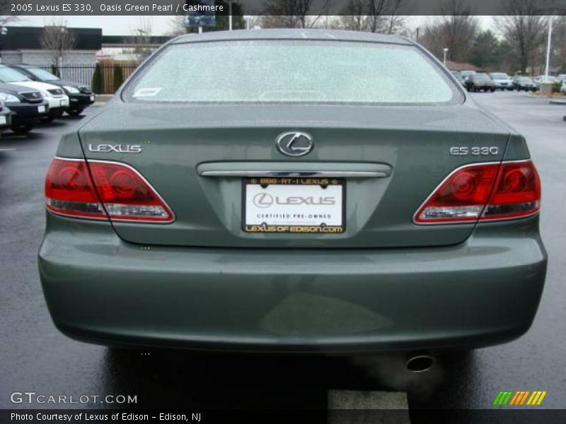 Oasis Green Pearl / Cashmere 2005 Lexus ES 330