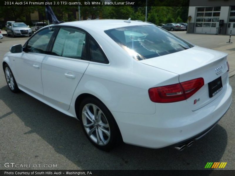 Ibis White / Black/Lunar Silver 2014 Audi S4 Premium plus 3.0 TFSI quattro