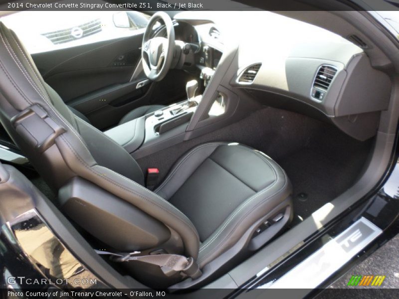 Black / Jet Black 2014 Chevrolet Corvette Stingray Convertible Z51