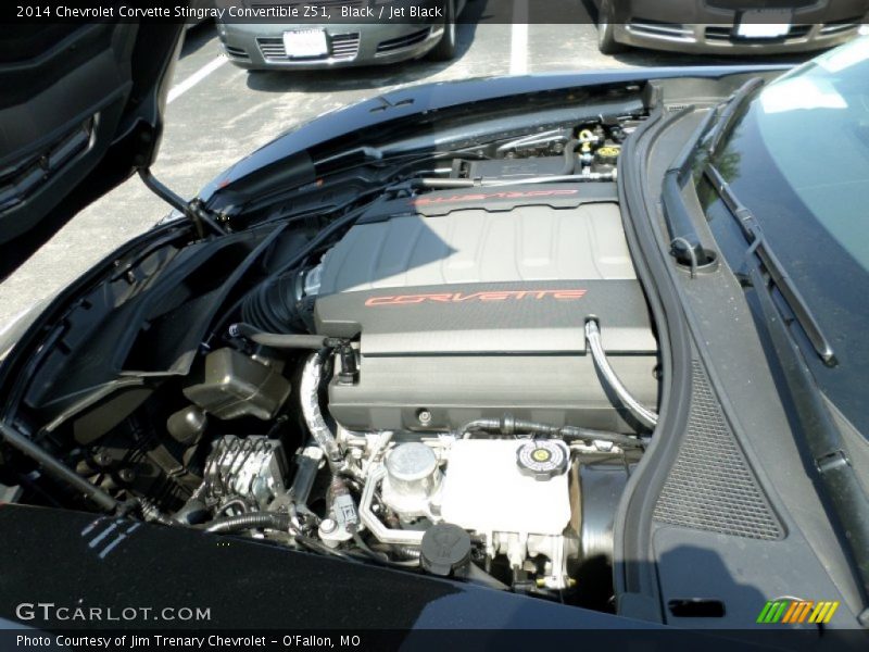 Black / Jet Black 2014 Chevrolet Corvette Stingray Convertible Z51