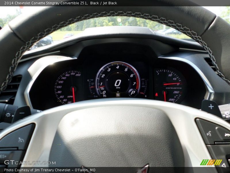 Black / Jet Black 2014 Chevrolet Corvette Stingray Convertible Z51