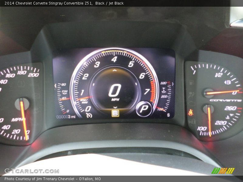 Black / Jet Black 2014 Chevrolet Corvette Stingray Convertible Z51