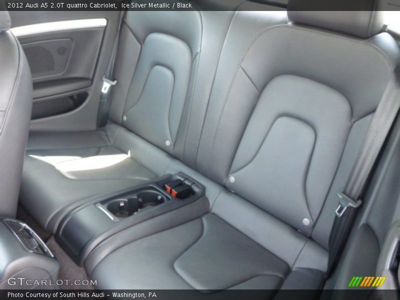 Ice Silver Metallic / Black 2012 Audi A5 2.0T quattro Cabriolet