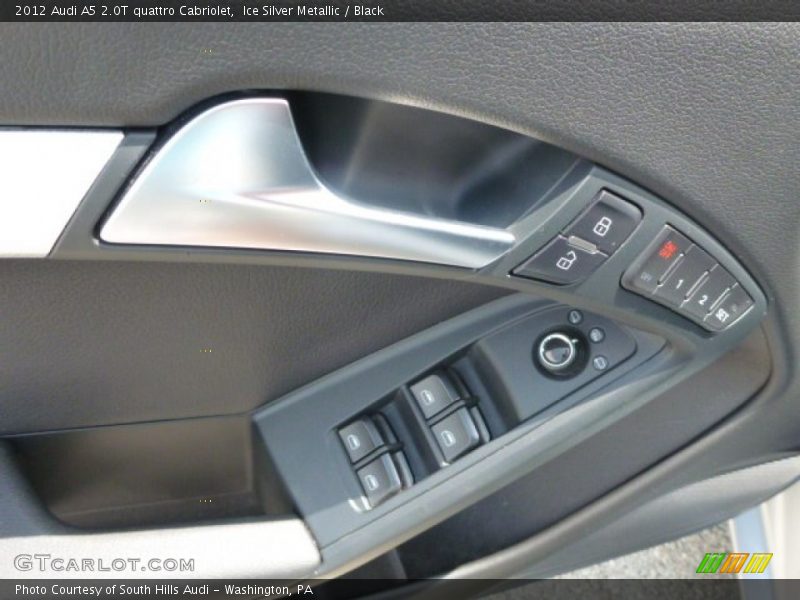 Ice Silver Metallic / Black 2012 Audi A5 2.0T quattro Cabriolet