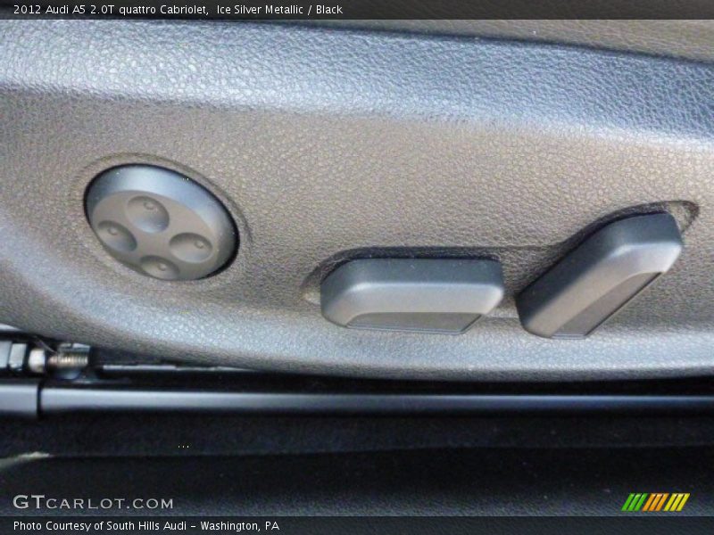 Ice Silver Metallic / Black 2012 Audi A5 2.0T quattro Cabriolet