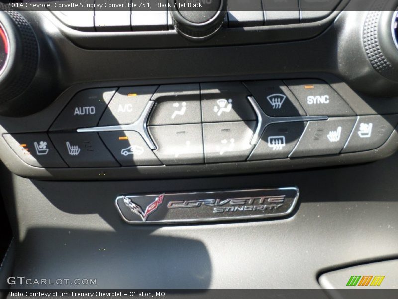 Black / Jet Black 2014 Chevrolet Corvette Stingray Convertible Z51
