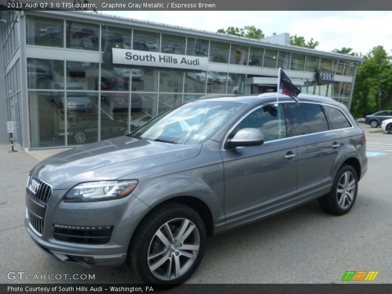 Graphite Gray Metallic / Espresso Brown 2013 Audi Q7 3.0 TFSI quattro