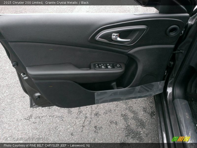 Granite Crystal Metallic / Black 2015 Chrysler 200 Limited