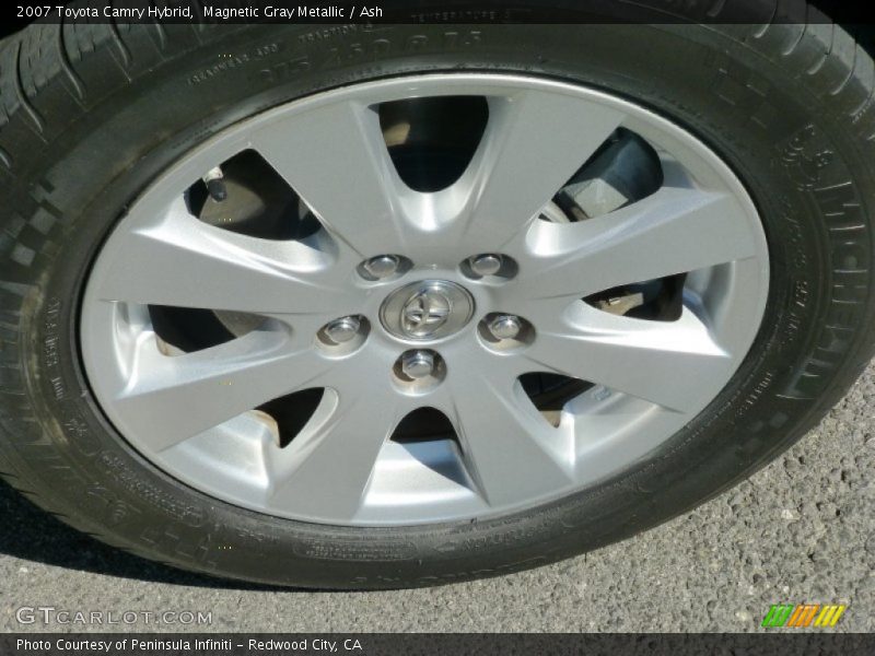 Magnetic Gray Metallic / Ash 2007 Toyota Camry Hybrid