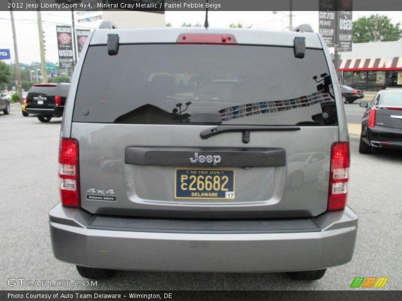 Mineral Gray Metallic / Pastel Pebble Beige 2012 Jeep Liberty Sport 4x4