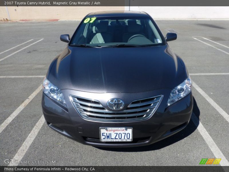 Magnetic Gray Metallic / Ash 2007 Toyota Camry Hybrid