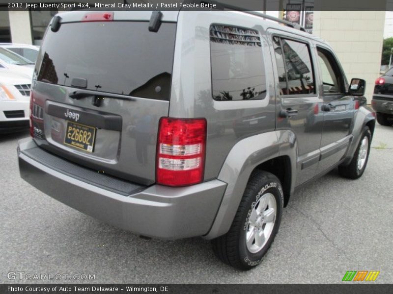 Mineral Gray Metallic / Pastel Pebble Beige 2012 Jeep Liberty Sport 4x4