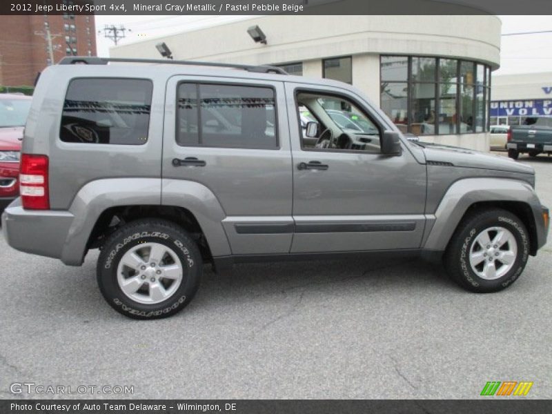 Mineral Gray Metallic / Pastel Pebble Beige 2012 Jeep Liberty Sport 4x4