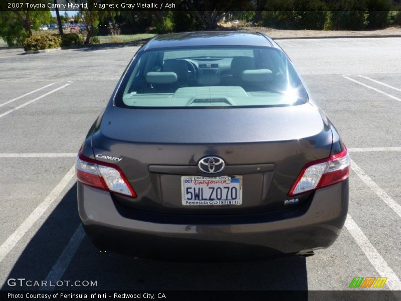 Magnetic Gray Metallic / Ash 2007 Toyota Camry Hybrid