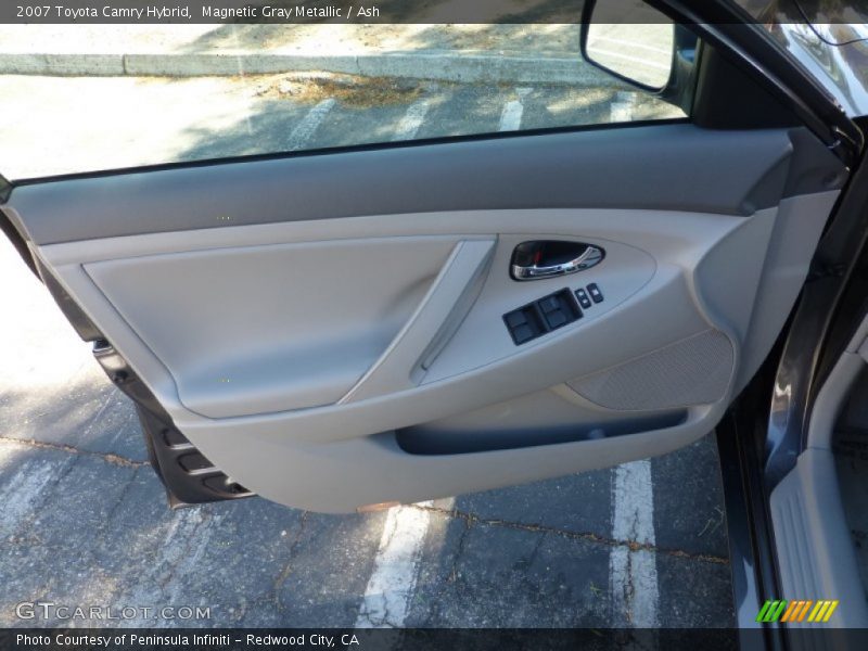 Magnetic Gray Metallic / Ash 2007 Toyota Camry Hybrid