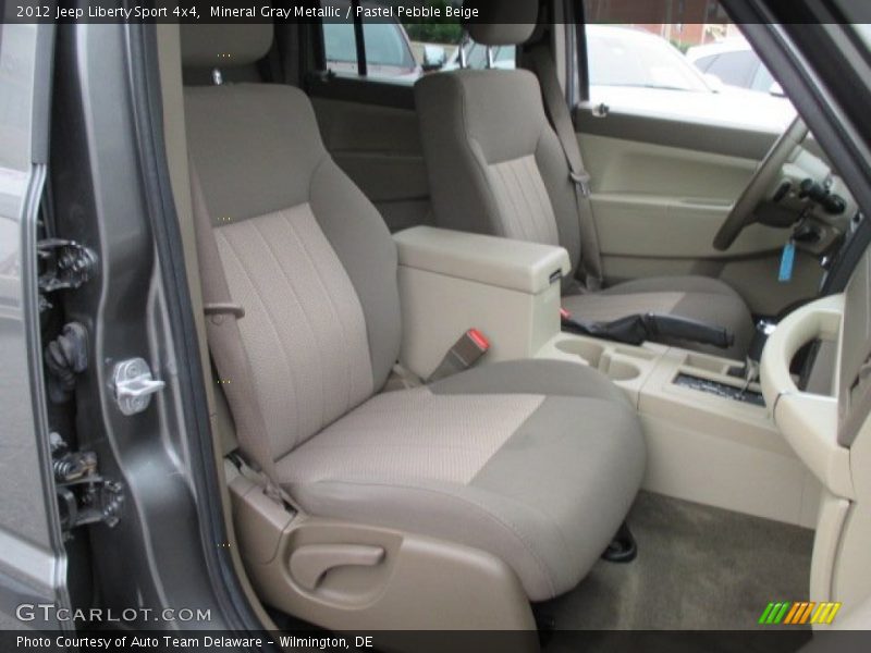 Mineral Gray Metallic / Pastel Pebble Beige 2012 Jeep Liberty Sport 4x4