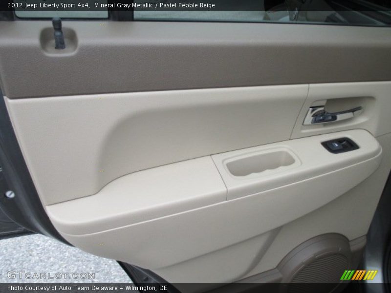 Mineral Gray Metallic / Pastel Pebble Beige 2012 Jeep Liberty Sport 4x4