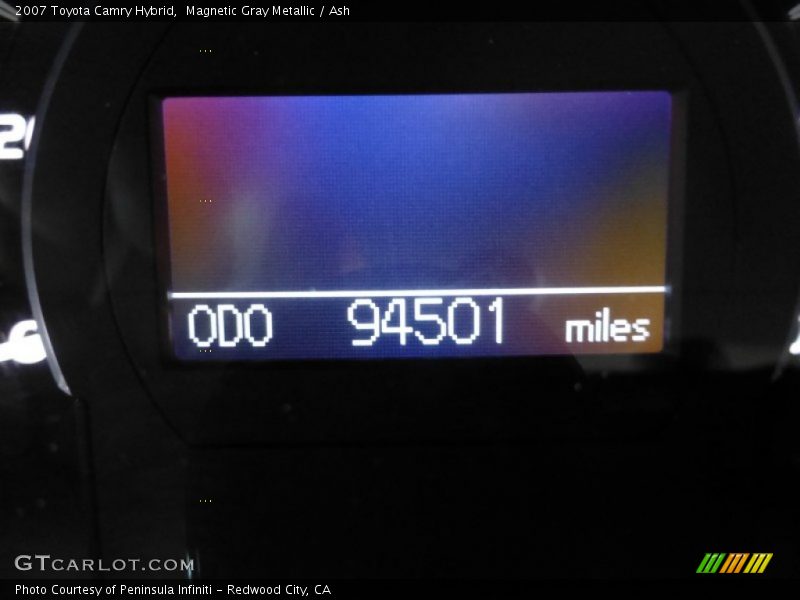 Magnetic Gray Metallic / Ash 2007 Toyota Camry Hybrid