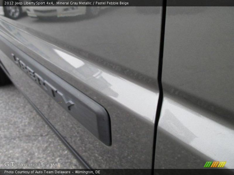 Mineral Gray Metallic / Pastel Pebble Beige 2012 Jeep Liberty Sport 4x4