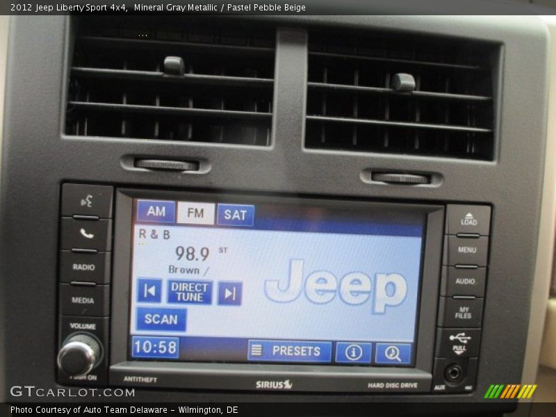 Mineral Gray Metallic / Pastel Pebble Beige 2012 Jeep Liberty Sport 4x4