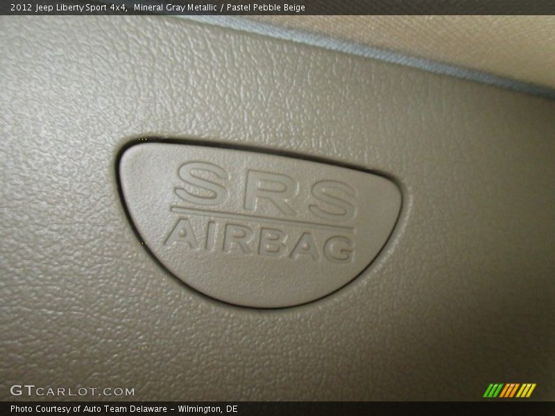 Mineral Gray Metallic / Pastel Pebble Beige 2012 Jeep Liberty Sport 4x4