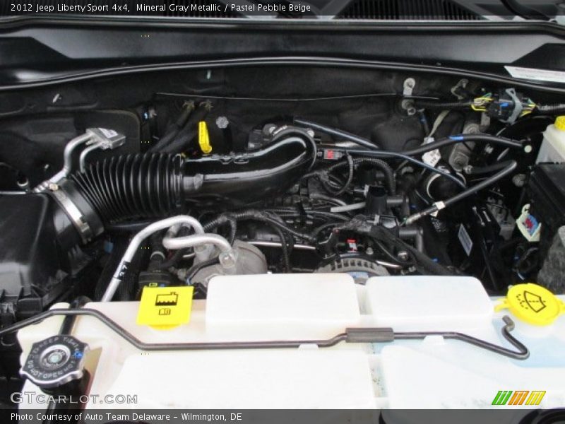 Mineral Gray Metallic / Pastel Pebble Beige 2012 Jeep Liberty Sport 4x4