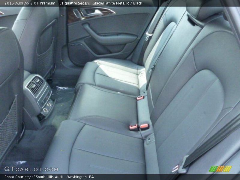 Glacier White Metallic / Black 2015 Audi A6 3.0T Premium Plus quattro Sedan