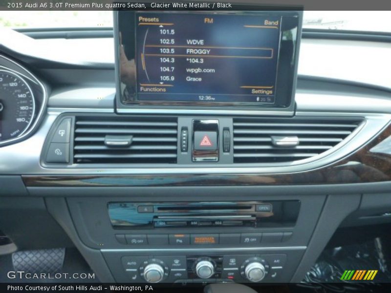 Controls of 2015 A6 3.0T Premium Plus quattro Sedan