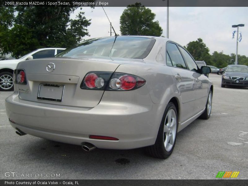 Smokestone / Beige 2008 Mazda MAZDA6 i Sport Sedan