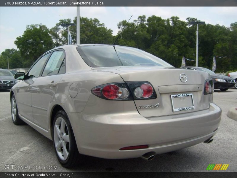 Smokestone / Beige 2008 Mazda MAZDA6 i Sport Sedan