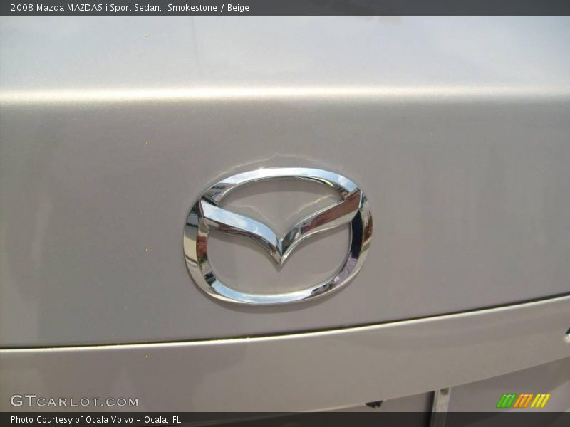 Smokestone / Beige 2008 Mazda MAZDA6 i Sport Sedan