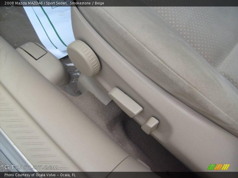 Smokestone / Beige 2008 Mazda MAZDA6 i Sport Sedan