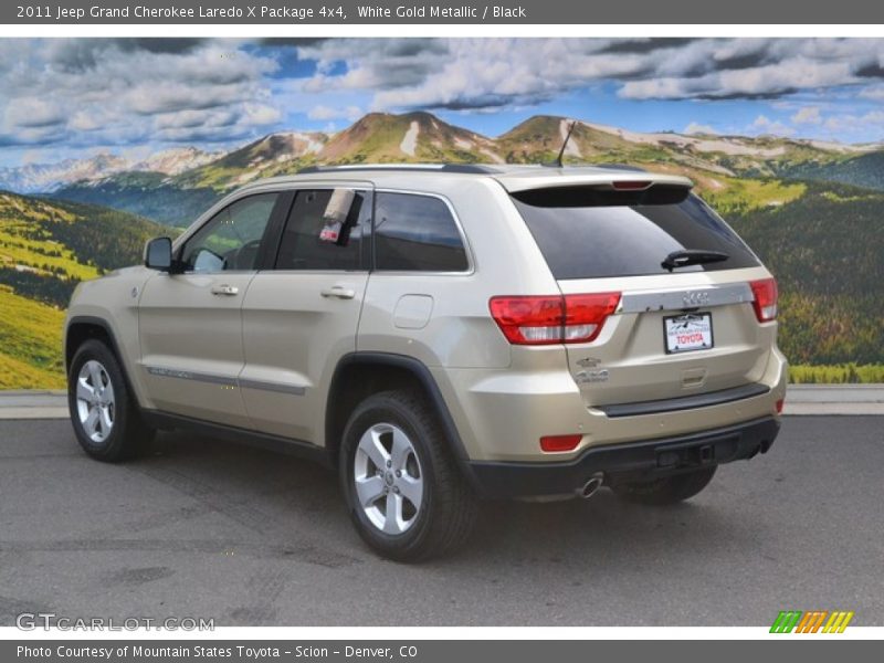 White Gold Metallic / Black 2011 Jeep Grand Cherokee Laredo X Package 4x4