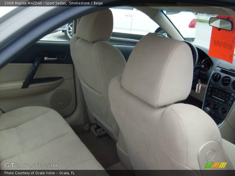 Smokestone / Beige 2008 Mazda MAZDA6 i Sport Sedan