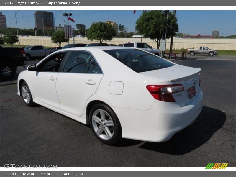 Super White / Ivory 2012 Toyota Camry LE